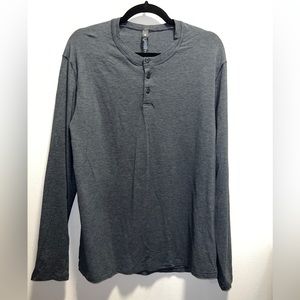 Lululemon Henley in dark greyish blue